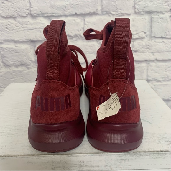 NWT Puma Ignite Phenom Maroon Women’s Running Shoes. - Picture 9 of 12